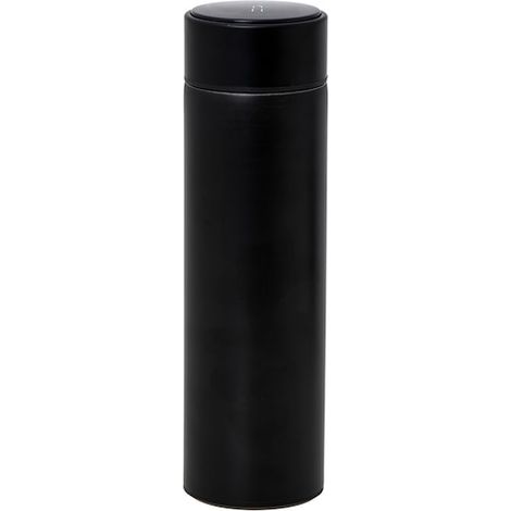 Intelligente Thermoskanne mit Temperaturanzeige, Edelstahl, 500 ml, schwarz (1/5)
