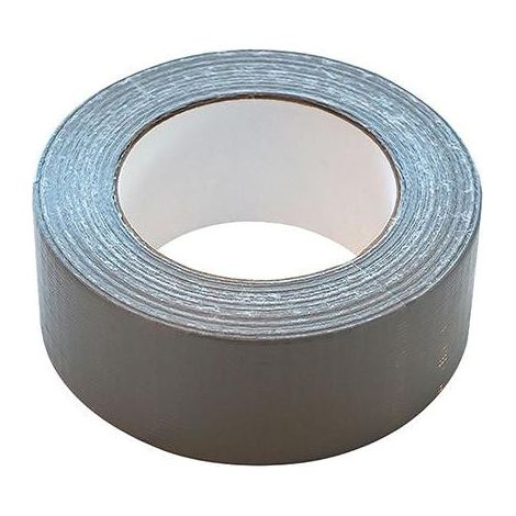 La Tira De Tela De 47 Mm X 50 M De Plata / Gris (Por 24)