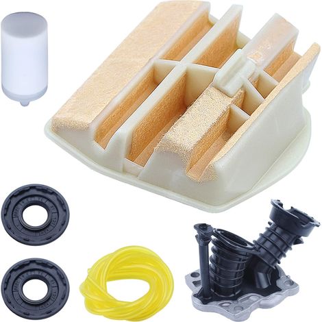 Kit de joint de filtre à air pour tuyau d'admission Husqvarna 450 450E 445 445E 544082301, Collecteur d'admission, Filtre à air, Joint d'huile, Tuyau de carburant, Filtre à carburant (1/5)