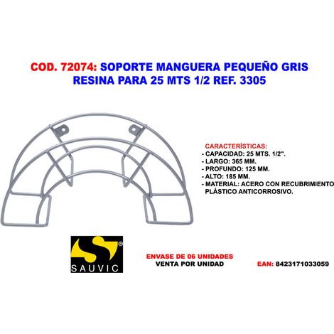 Support mural pour tuyau 1/2" - talla Plastificado