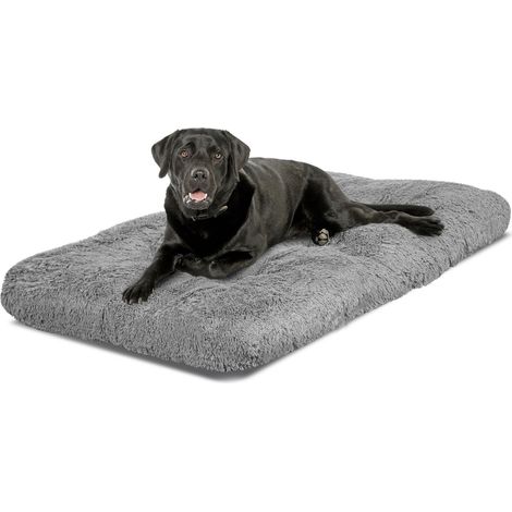 Cuccia per cani, cuscino spesso, morbido e soffice, 130x90 cm, grigio chiaro (1/5)