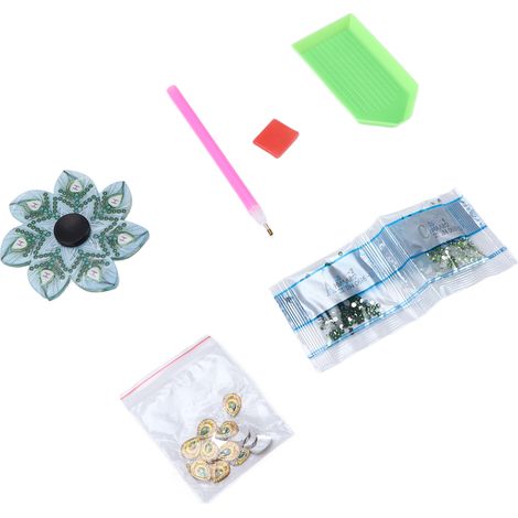 Diamond Painting DIY Rotating Mandala Drawing Kit with Rhinestones Drill Pen for Craft Household Ornaments Gift (1/5)