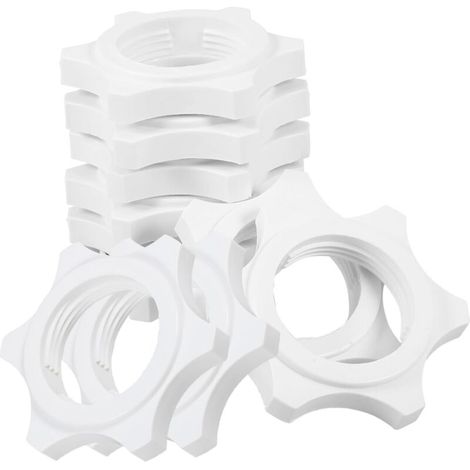 CCYKXAA (5,9 × 3 × 3 cm) 10 Stück Muttern für elektrische Ventilatoren, kleine Mutternsets für Ventilatoren, Ventilatorzubehör (1/4)