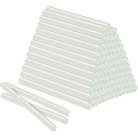 Lot de 100 bâtons de colle à chaud - 11 mm x 200 mm - Transparent - Pour pistolet à colle chaude (2 kg) (1/5)