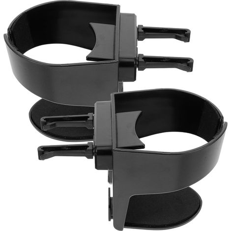 Air Conditioning Vent Cup Holder Black ABS Water Bottle