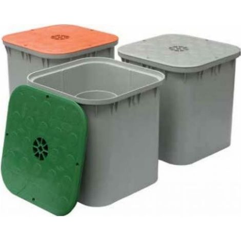 Pozzetto per palo diametro 60mm couleur verte 2525v