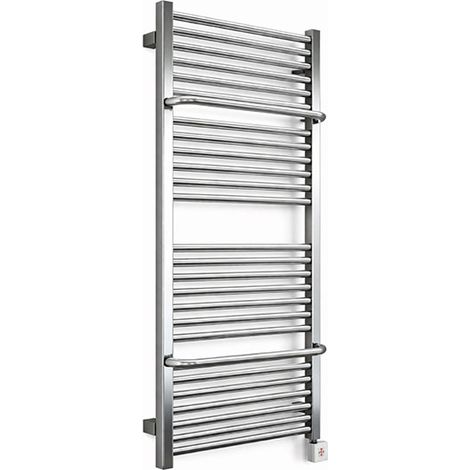 Scaldasalviette elettrico programmabile cromato - HxL 1140x500mm - 400 Watt - LIM1140/500E8CROP (1/5)
