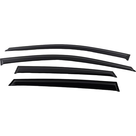 Rain Guard Window Visor Set for HONDA CR-V MK3 2007-2012 Wind Deflector Black (1/5)