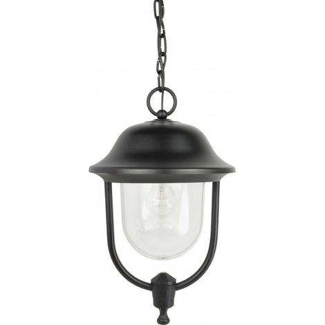 Lampada sospesa esterna Prince SU-MA Retro E27 nera IP43 (1/5)