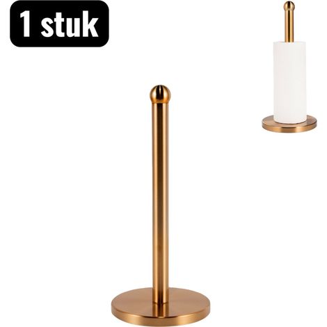 1 pièce - Portes de tissu - Boîte de tissu - Porte-rouleaux de cuisine en acier inoxydableStanding Porte-rouleaux de cuisine en (1/5)