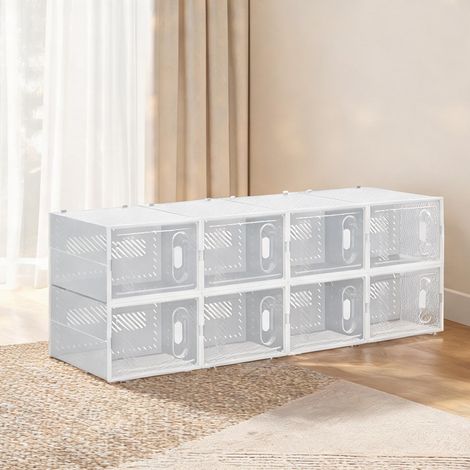 SunJet Bibliothèque, étagère de rangement, Rangement modulable 8 cubes - Réf. W8N9PIEJNBF3 (1/5)