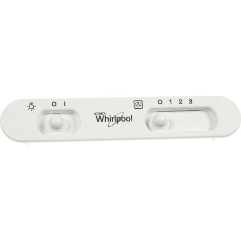 DOSSERET BANDEAU DE COMMANDE POUR TABLE DE CUISSON WHIRLPOOL - 481245249027