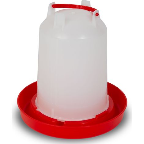 EBERTH Geflügel Hühnertränke mit 1,5 L Kapazität, Geflügeltränke, Wassertränke, Automatische Wasserspender, PP-Copolymer, Zubehör für landwirtschaftliche Betriebe, Tragegriff (1/5)