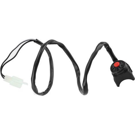 Bouton d'arrêt d'urgence Klaxon Universel 22mm Guidon Moto Motocyclette (1/5)