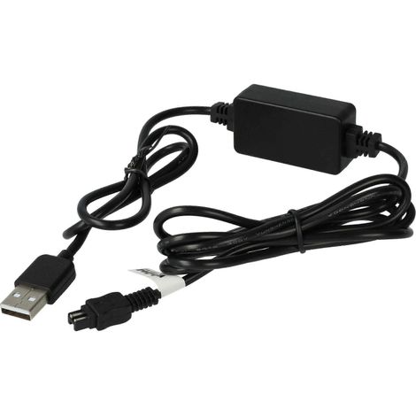 Câble USB compatible avec Sony DCR-HC18, HC18E, HC19, HC19E, HC16E, HC17, HC17E, HC21, HC20, HC20E appareil photo, caméra vidéo, caméscope noir (1/4)