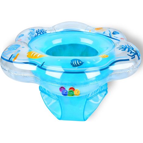 Siège de Piscine Bébé - Bague de Natation Flottante - Bouées Matelas Gonflables - Bébé Enfant - Sécurité Confort (1/4)