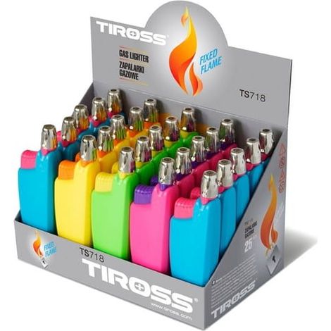 ENCENDEDOR DE GAS EXTRAÍBLE TIROSS 25 uds FUGOS (1/3)