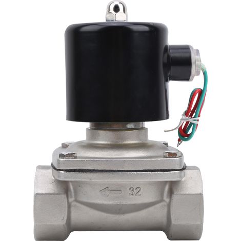 Électrovanne normalement fermée à action directe en acier inoxydable, outillage professionnel AC220V (1/5)