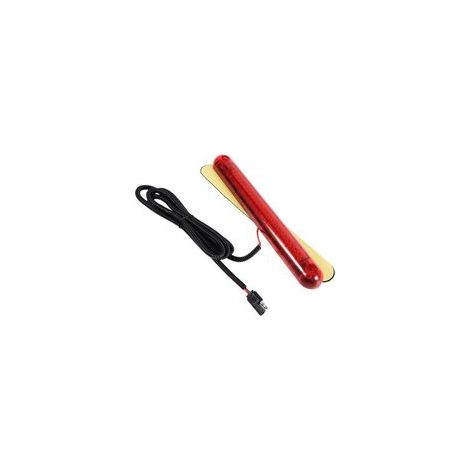 Tercera luz de freno, luz de freno trasera universal roja de 24 LED para coche, montaje alto, 12 V (1/5)