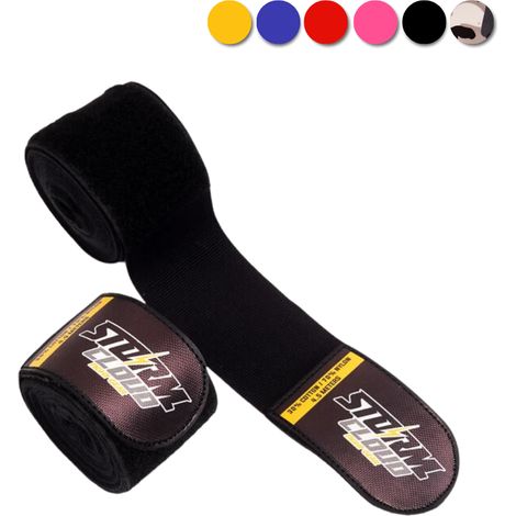 Bandes de boxe premium StormCloud HWX-R noires 4,5 m (1/5)
