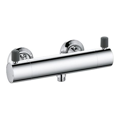 Thermostat de douche PROVITA, verrouillage à 38 degrés pour l'eau chaude, chromé (1/2)