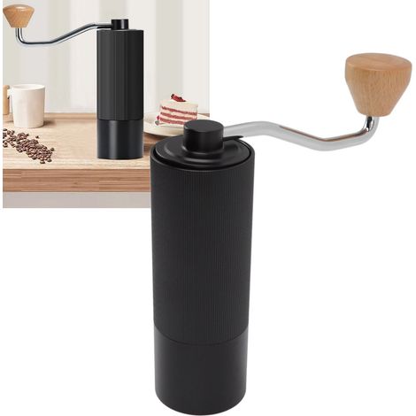 Manuelle Doppelwellen-Kaffeemühle aus Aluminiumlegierung, Präzisions-Espressomühle. (1/5)