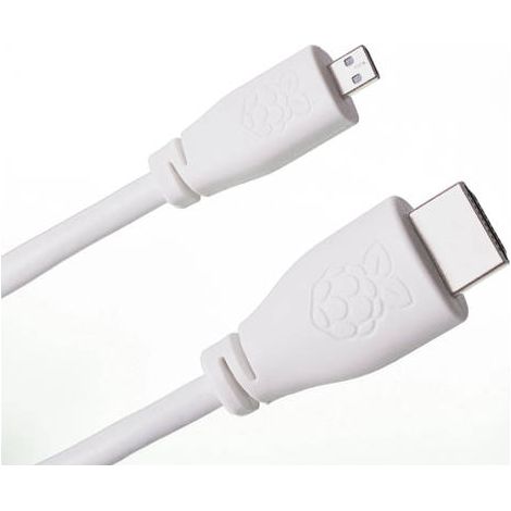 Câble Hdmi - micro hdmi à hdmi 1m - blanco raspberry pi (1/2)
