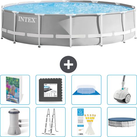 Prism Frame Pool Rund - 427x107 cm - 9-teilig S610