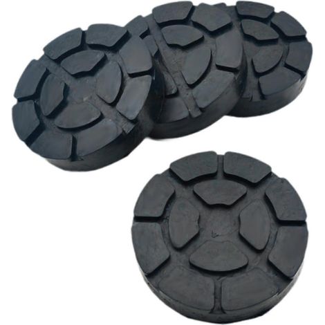 Lot de 4 patins de support pour cric et pont élévateur, accessoires pour pont élévateur. (1/5)