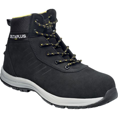 Chaussure haute de sécurité noire DELTA PLUS S3S SR SAGA2 - SAGA2S3SNO 43