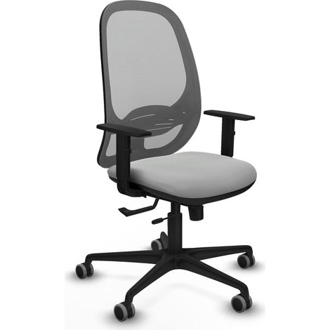 Silla de oficina piqueras y crespo Cilanco gris claro cuero sintético (1/2)