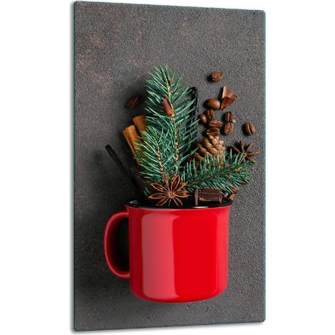 GLASPLATTE TISCHPLATTE 30x52 WEIHNACHTEN (1/5)