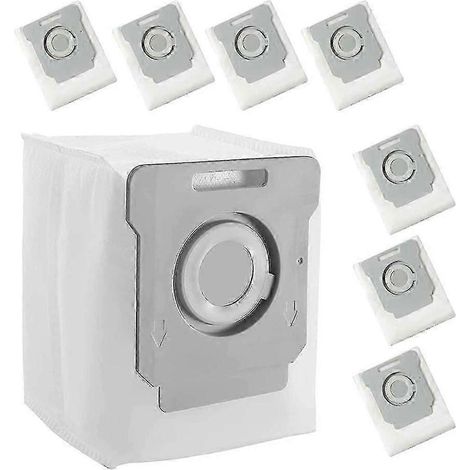 Lot de 8 sacs aspirateurs compatibles avec les appareils iRobot Roomba i3, i4 et i6. (1/5)