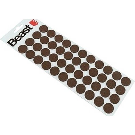 Jeu de Patins Feutre 44x20x3 mm - Felt Rond - Protection et Amortissement - Usage intensif - Usage Professionnel - Beast (1/5)