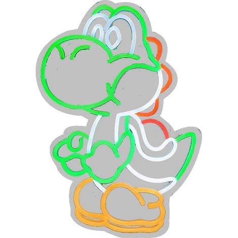 LED-Neonlichtschild mit Dinosaurier-Motiv, Acryl-Wandlampe im Cartoon-Stil fürs Schlafzimmer (1/5)
