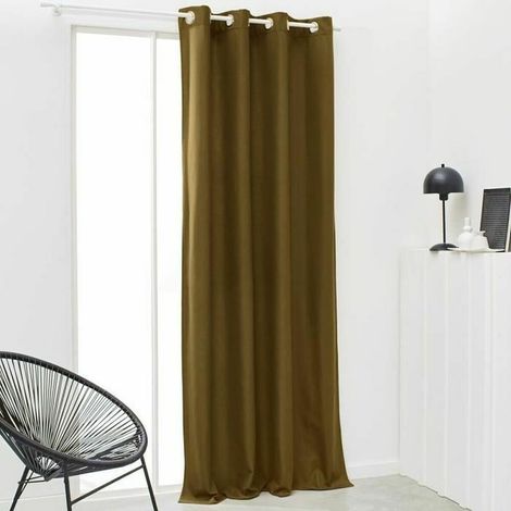 TODAY Rideau Isolant Thermique Essential Uni - 140 x 240 cm - Bronze (1/2)