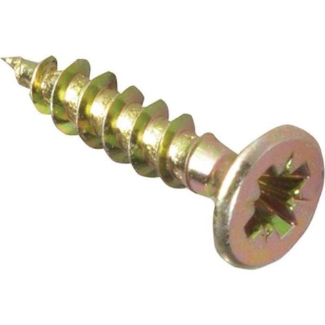 ForgeFix MPS4525Y Multi-Purpose Pozi Compatible Screw CSK ST ZYP 4.5 x 25mm Box 200 FORMPS4525Y