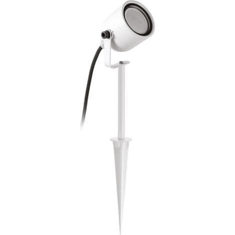 Lampada picchetto gea led ges2280 gu10 led ip65 h40 alluminio orientabile