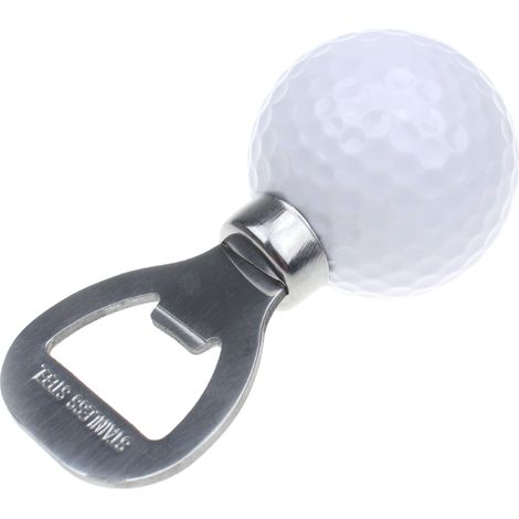 Ouvre-bouteille En Forme De Balle De Golf - Acier Inoxydable - Pour Amateur De Golf Et De Bière - 1 Pièce (1/5)