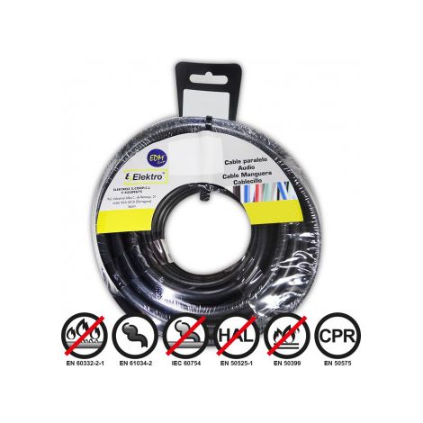 Cable EDM 28476 Negro 2,5 mm 50 m