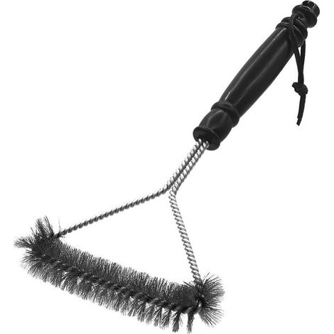 Dailygoods – Grillbürste, robustes Dreieckdesign – Edelstahl – Drahtbürste – langlebig – leicht zu reinigen – für Grill und Backofen – Grillbürste (1/5)