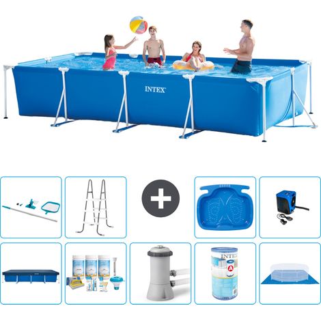 Intex Piscina con struttura Rettangolare - 450x220x84 cm - 7-pezzi  S30325 (1/5)