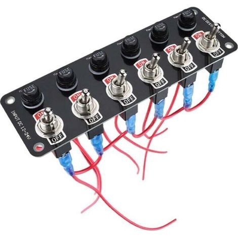Interrupteur multiple universel pour panneau de voiture 12/24 V (1/4)