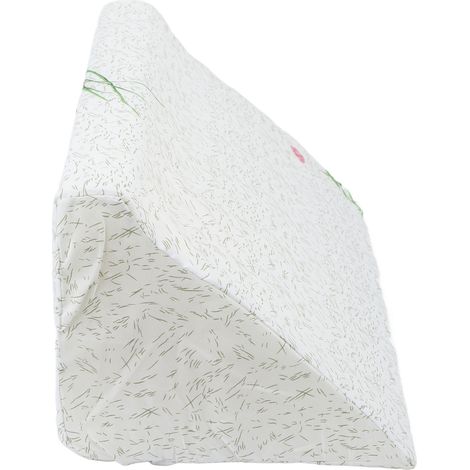 Keilkissen für Seitenschläfer zur Linderung von Rückenschmerzen, waschbares, R-förmiges Kissen für bettlägerige Patienten, 60 x 25 x 20 cm (1/5)
