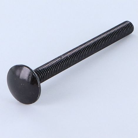 TRCC JAPY tête ronde collet carré M8X60 Filetage total Acier zingué noir-400 pièces (1/3)