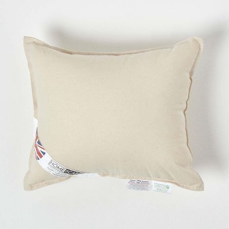 HOMESCAPES Coussin de garnissage en Coton Bio et Microfibre, 30 x 35 cm (1/4)