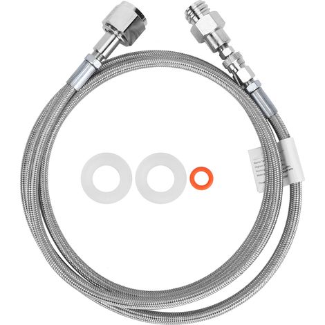 Kit adaptateur tuyau soda externe bouteille CO2 G5/8-14 // TR21-4, accessoire soda 1.8m (1/5)