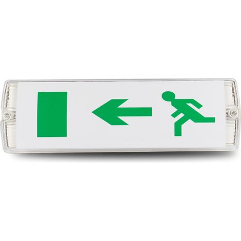Eclairages de Sécurité à Led, Classe de Protection : IP20, Panneau d'indication de Sortie / de Secours, Lumineux