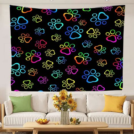Tapisserie amusante, unique et originale pour décorer une chambre à coucher ou un lit. 150x130cm (1/5)