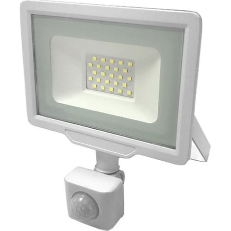 Projecteur à détecteur de mouvement 30W IP65 – 2400 lumens – Angle d'éclairage 120° – Aluminium – Pour entrée et allée (1/4)